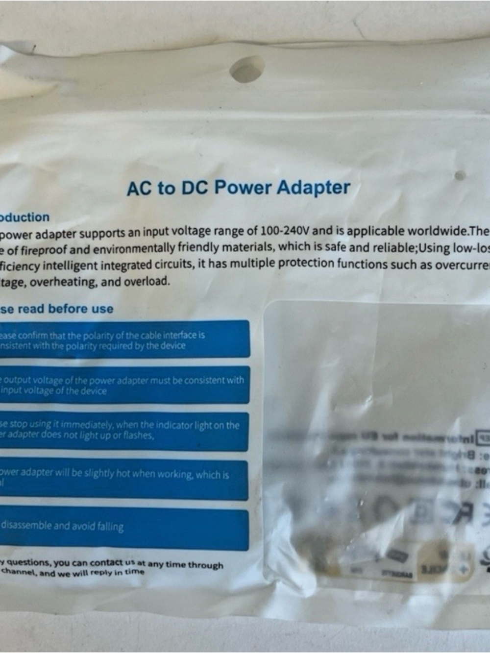 Universal AC to DC Power Adapter - White